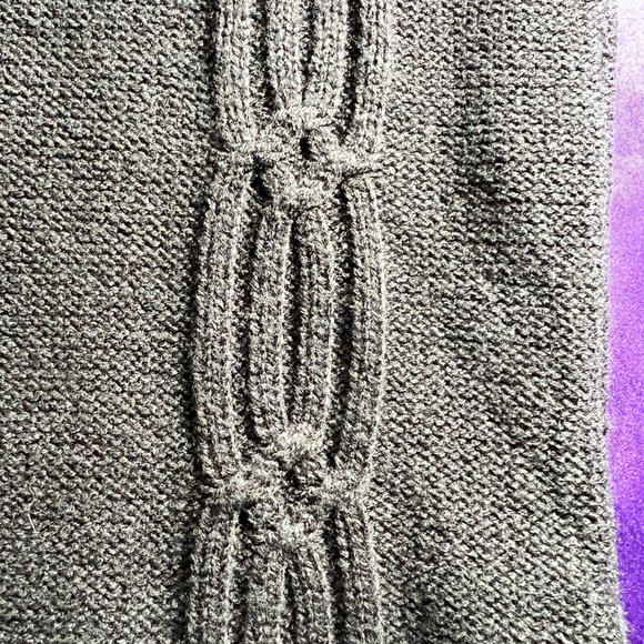 📌Pink Rose Knitted Short Sleeves Mini Dress with Turtleneck - Picture 10 of 13